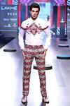 Buy_Mr. Ajay Kumar_White 100% Luxe Cotton Printed Shirt  _at_Aza_Fashions