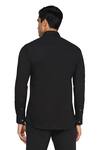 Shop_Noonoo_Black Giza Cotton Slim-fit Shirt  _at_Aza_Fashions