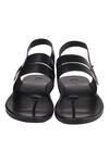 Shop Rajesh Pratap Singh Black Handmade Khadau Sandals at Aza Fashions Shop_Rajesh Pratap Singh_Black Handmade Khadau Sandals _at_Aza_Fashions