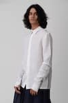 Buy_Rajesh Pratap Singh_White Handloom Linen Shirt _Online_at_Aza_Fashions