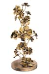 H2H_Gold Brass Flower Sculpture _Online_at_Aza_Fashions