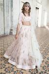 Buy_Prathyusha Garimella_Green Pastel Pink Lehenga Set_at_Aza_Fashions