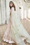 Prathyusha Garimella_Green Pastel Pink Lehenga Set_Online_at_Aza_Fashions