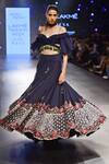 Buy_Arpita Mehta_Blue Floral Embroidered Lehenga Set_at_Aza_Fashions