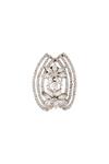 Khushi Jewels_Silver Plated Crystal Stud Earrings_Online_at_Aza_Fashions