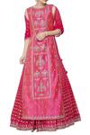 Buy_Anita Dongre_Pink Raw Silk Embroidered Tabard_at_Aza_Fashions