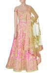 Buy_Bhairavi Jaikishan_Pink Embroidered Lehenga Set _at_Aza_Fashions