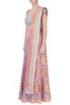 Buy_Bhairavi Jaikishan_Pink Net Embroidered Lehenga Set_Online_at_Aza_Fashions