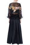 Shop_Bhairavi Jaikishan_Black Pleated Lehenga Set_at_Aza_Fashions