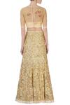 Shop_Bhairavi Jaikishan_Beige Silk Embroidered Lehenga Set_at_Aza_Fashions