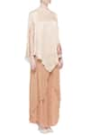 Neeta Bhargava_Beige Silk Blouse And Palazzos  _Online_at_Aza_Fashions