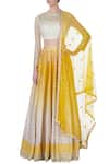 Buy_Priyanka Jain_Yellow Omber Effect Lehenga Set _at_Aza_Fashions