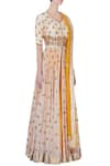 Priyanka Jain_Yellow Embroidered Kurta Lehenga Set _Online_at_Aza_Fashions