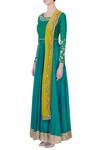 Buy_Priyanka Jain_Green Embroidered Anarkali Set For Women_Online_at_Aza_Fashions