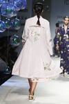 Shop_Payal Pratap_Pink Linen Printed Floral Skirt For Women_at_Aza_Fashions