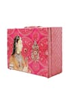 Buy_Puneet Gupta_Pink Bridal Print Trunk _at_Aza_Fashions