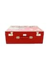 Shop_Puneet Gupta_Red Diamante Mewar Mahal Print Trunk _at_Aza_Fashions