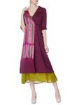 Buy_Itara_Purple Hand-dyed Jacket With Slip Dress For Women_at_Aza_Fashions