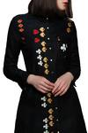 Shop_Shahin Mannan_Black Embroidered Dress For Women_at_Aza_Fashions