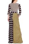 Shop_Soup by Sougat Paul_Multi Color Striped Flared Jumpsuit  _at_Aza_Fashions
