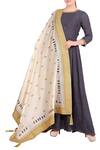 Buy_Soup by Sougat Paul_Blue Sequin Embellished Anarkali And Dupatta For Women_at_Aza_Fashions