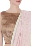 Buy_Rimzim Dadu_Pink Silk Pre-draped Embroidered Dhoti Saree_Online_at_Aza_Fashions