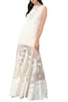 Buy_Sahil Kochhar_White Embellished Gown For Women_at_Aza_Fashions