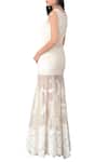 Shop_Sahil Kochhar_White Embellished Gown For Women_at_Aza_Fashions