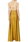 Shop_Deme by Gabriella_Green V Neck Empire Line Gown For Women_at_Aza_Fashions