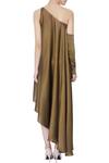 Shop_Deme by Gabriella_Green Asymmetric Dress For Women_at_Aza_Fashions
