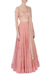Maison Blu_Pink Round Embroidered Lehenga Set For Women_Online_at_Aza_Fashions