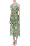 Buy_Siddhartha Bansal_Green Printed Jumpsuit_Online_at_Aza_Fashions