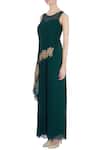 Buy_Shruti Ranka_Green Round Embroidered Overlay Jumpsuit For Women_Online_at_Aza_Fashions