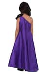 Shop_Pinkcow designs pvt ltd_Purple Silk Embellished Sequin Gown _at_Aza_Fashions