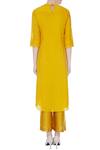 Shop_Desert Shine by Sulochana Jangir_Yellow Round Embroidered Kurta Set For Women_at_Aza_Fashions