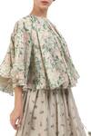 Nikasha_Grey Round Painted Skirt Set For Women_Online_at_Aza_Fashions