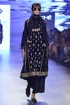 Buy_House of Kotwara_Black Na Chikankari Kurta Set  _at_Aza_Fashions