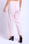 Buy_Linen Bloom_Pink 100% Linen Solid Pant _Online_at_Aza_Fashions