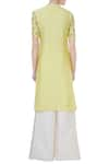 Shop_Rajat K Tangri_White Chanderi Embellished Kurta Set_at_Aza_Fashions