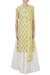 Shop_Rajat K Tangri_White Chanderi Embellished Kurta Set_Online_at_Aza_Fashions