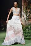 Buy_Shriya Som_Off White Embellished Crop Top For Women_at_Aza_Fashions
