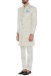 Buy_Mapxencars_Off White Silk Sherwani Set_Online_at_Aza_Fashions