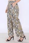 Shop_Linen Bloom_Blue 100% Pure Linen Printed Morocco Pant _Online_at_Aza_Fashions