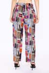 Shop_Linen Bloom_Multi Color 100% Pure Linen Printed Digital Tokyo Pant _at_Aza_Fashions