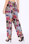 Shop_Linen Bloom_Multi Color 100% Pure Linen Printed Digital Tokyo Pant _Online_at_Aza_Fashions