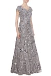 Nadine Dhody_Silver Embellished Gown_Online_at_Aza_Fashions