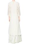 Shop_Anita Dongre_Natural Chanderi Mull Jiyera Kurta With Palazzo Pants_at_Aza_Fashions