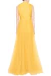 Shop Aharin India Yellow Embroidered Gown at Aza Fashions Shop_Aharin India_Yellow Embroidered Gown _at_Aza_Fashions