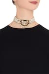 Shop_Ae-Tee_Gold Plated Beads Choker Necklace _at_Aza_Fashions