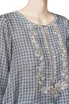 Buy_Anita Dongre_Grey Silk Printed Azalea Straight Tunic_Online_at_Aza_Fashions